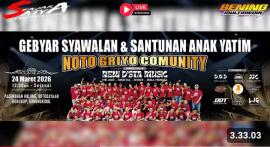 NOTO GRIYO COMUNITY ADAKAN SYAWALAN DAN SANTUNAN ANAK YATIM